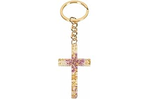 Daughter & Son Christian Gifts Cross Keychain
