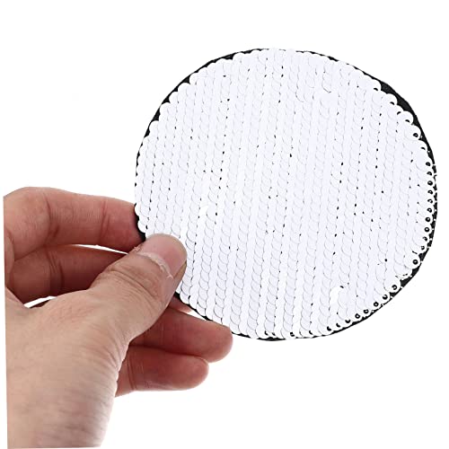 3 Pecas Adesivo De Tecido Para Sublimação Apliques De Coração De Prensa De Calor Lantejoulas Ferro E