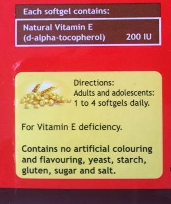 HOVID Vitamin E 200Iu 180 Softgels