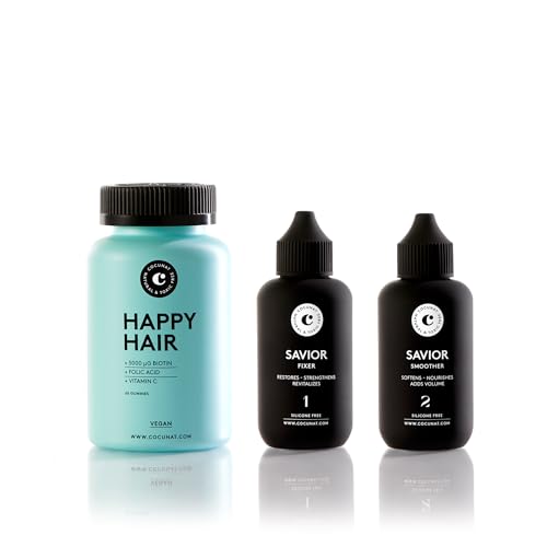 COCUNAT Tratamiento Capilar Happy Hair + Savior Fortalece el Cabello