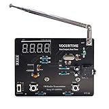 VOGURTIME FM Radio Transmitter Kit Solder Project DIY Kit with Audio Lavalier Microphonefor...