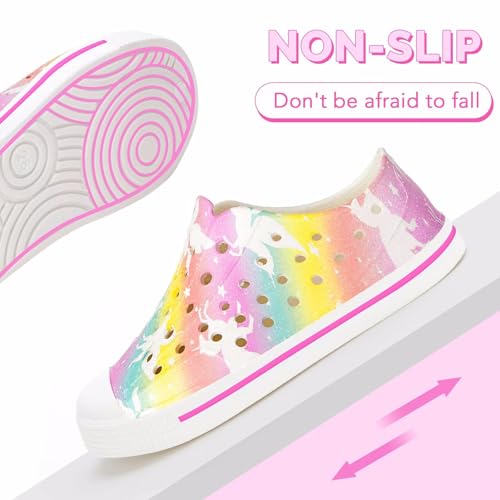 Image of EUXTERPA Toddler Water Shoes Boys Girls Summer Shoes | Kids Sandals Boys Girls Lightweight Slip On Shoes Children Breathable Quick Dry Pool Beach Sneakers