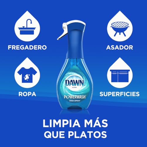 Image of Dawn Platinum Powerwash Dish Spray, Dish Soap, Fresh Scent, 96 Fl Oz, Pack of 6