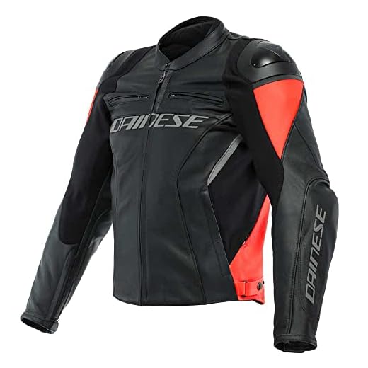 Dainese Racing 4 Giacca in pelle per moto Nero/Rosso 50