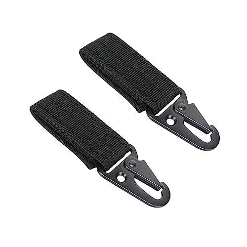 WeddHuis 2 Stück Taktischer Schlüsselanhänger, Gürtelclip, Gürtel...
