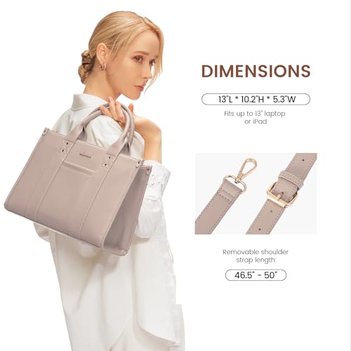 Image of LOVEVOOK Purse for Women Leather Tote Bag Purse and Handbags, Satchel Shoulder Crossbody Top Handle Bags with Zipper