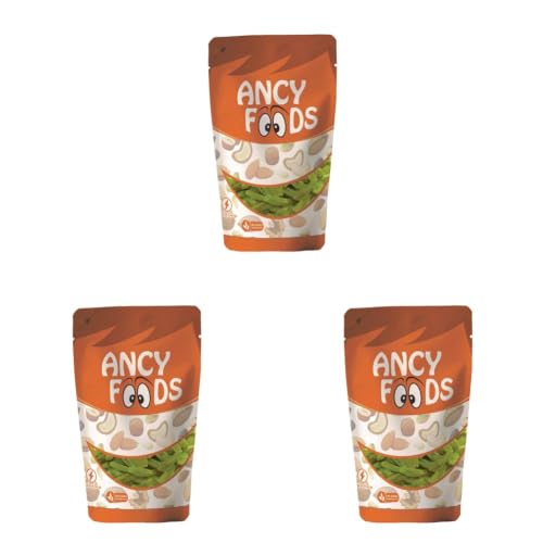 Image of Ancy Foods Dried Fruits Nuts And Seeds (Green Raisins /Kishmish, 250 Gm) (Pack of 3)