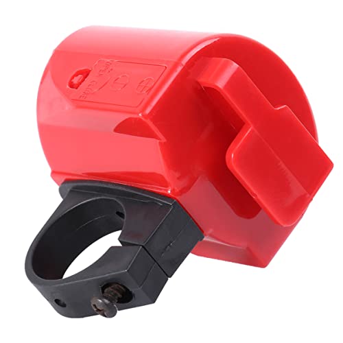 BRIGHTFUFU Intelligent Electric Bike Horn Bike Trumpet Easy to Install Cycling Accessory for Night Riding Battery Not Included Red
