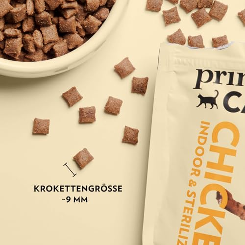 PrimaCat - Trockenfutter für sterilisierte Katzen, Geschmacksrichtung Huhn, 1,4 kg