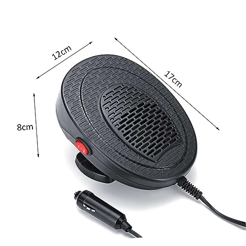 ULTECHNOVO Desembaçador De Pára-brisa Descongelador De Aquecedor De Carro Aquecedor Elétrico Pequeno