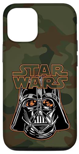 Coque iPhone 12 Star Wars Darth Vader Camouflage housse antichoc noire