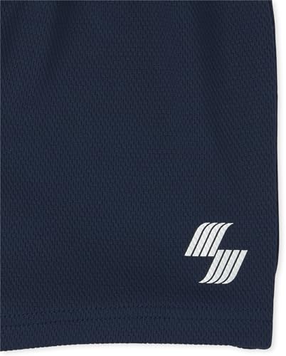 The Children's Place Baby Boys' and Toddler Athletic Pull On Shorts, Navy/Gray 2-Pack, 4T - image 3