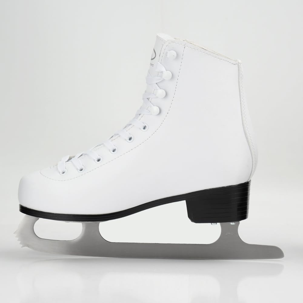 MADIVO SMJ Revina Damen Schlittschuhe Eiskunstlauf Eislaufschuhe Klassische Eislauf Weiß | Größen: 36, 37, 38, 39, 40, 41, 42