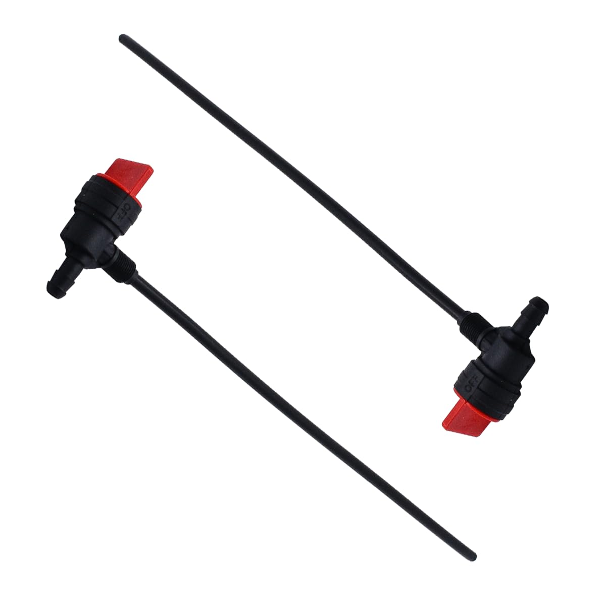 Cylinman 101896901 Fuel Pickup Tube with Shut Off Valve Fit for Golf Cart Club Car DS Precedent Gas Model 1018969-01 2pcs