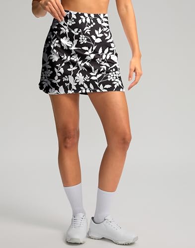 Image of SANTINY Women's Golf Skirts Skorts | High Waisted Tennis Skirt Athletic Workout Casual Skorts for Woman with Short Pockets