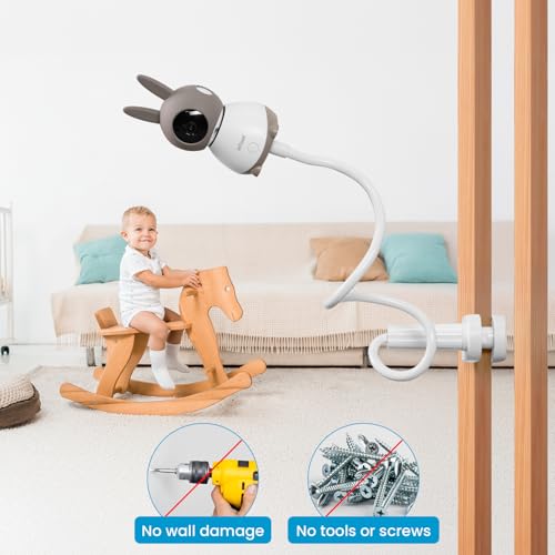 Image of ieGeek Baby Monitor Mount Bracket 1T / 4 /5 /6T Baby Camera Holder Mount Strong Camera Holder with a 1 /4 inch Screw