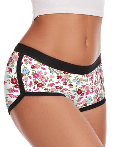 Image of Aueyan Womens Boyshorts Panties Stretchy Boxer Briefs Novelty Lounge Sleep Shorts