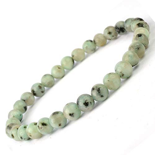 Image of Reiki Crystal Products Natural Crystal Stone Bracelet 6 mm Round Beads for Men & Women | Gemstone Jewellery Bracelet | Reiki Charged | Multiple Stone Variants Available