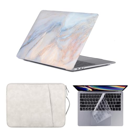 Funda MacBook Pro 13 A1278 repara estética vieja con carcasa rígida mármol
