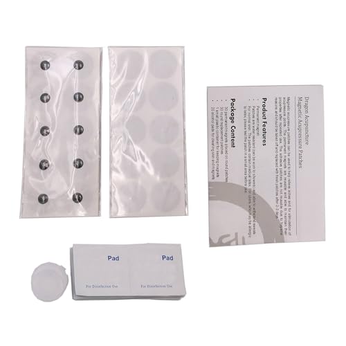 Magnetic Acupressure Patches 600 Gauss 30 Magnets 30 Replacement Adhesives Kit Magnet Therapy - Image 3