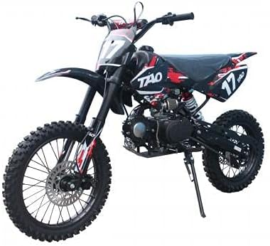 Miniatura 1 de Taotao High End Dirt Bike DB17 125CC Grande con neumáticos de 17 "jóvenes adultos pitbike Gas Pitbike dirtbike - Color ROJO