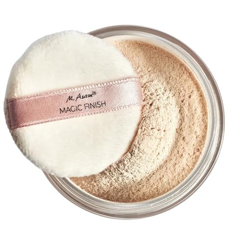 M. Asam Magic Finish Polvo Fijador Final Touch Bare Skin (15g) - Polvo Suelto Perfeccionador Para un Maquillaje Perfecto, Con Ácido Hialurónico, Textura Liviana