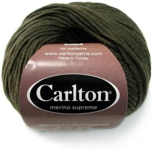 Merino Supreme Superwash Wool by Carlton Yarns Italian Coffee Dark Brown25