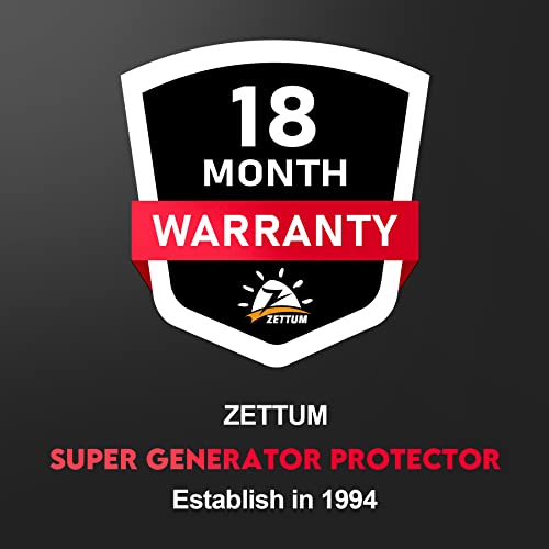 Zettum Generator Cover 32 Inch - 600D Outdoor Generator Covers Heavy Duty Waterproof, Small Outside Equipment Cover For Duromax, Westinghouse, Champion, Predator, Honda Portable Generator 5000-10000W #TOP7