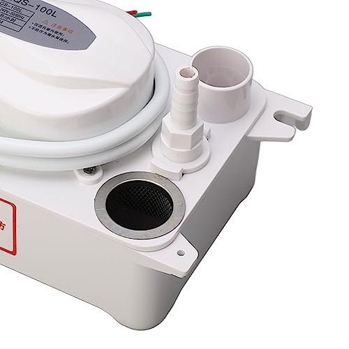 Focket Automatische Kondensatabsaugpumpe, 6.6ft Lift Kondensatpumpe mit Sicherheitsschalter, 100L/H Kondensatabsaugpumpe mit 0.63Qt/0.6L Wassertank für HVAC, Luftentfeuchter, Klimaanlagen