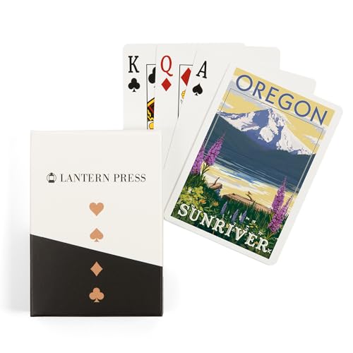 Mazo de cartas Sunriver Oregon, 52 cartas tamaño póker