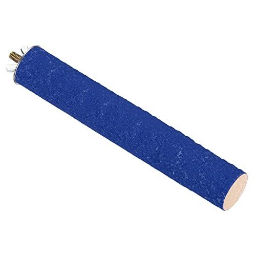 Image of PATIKIL 1.1x7.9 Inch Bird Cage Perch, Parrot Stand Paw Grinding Stick Bird for Parakeet Cockatiel Cage Accessory, Blue