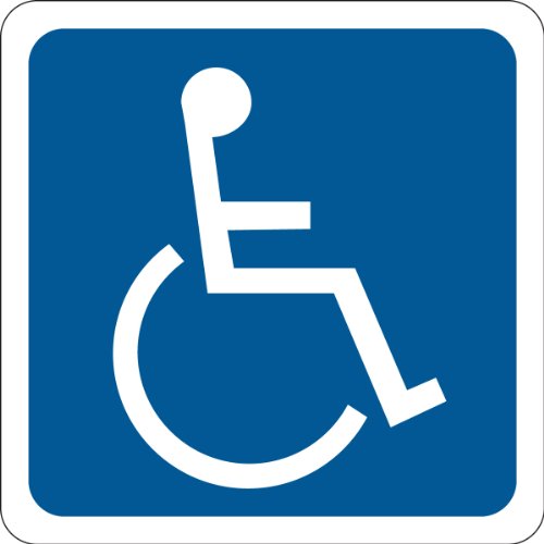 Panneau Handicapé Brady pour sécuriser le stationnement et l'accès aux bâtiments