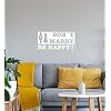 don´t marry be happy muursticker wit sticker 70 x 33 cm