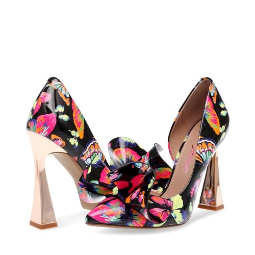 Image of Betsey Johnson Women's Nobble Bow D'Orsay Heels