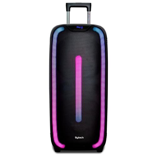 Sytech Altavoz Fusion Flow 2x8, 80w. rms/240w pmpo, Recargable, B...