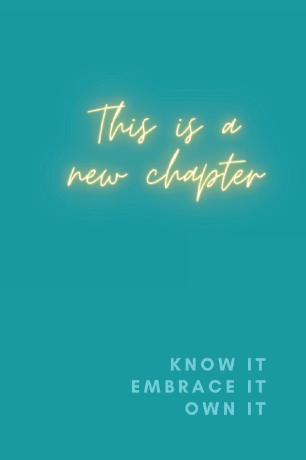 This is a new chapter: Journal for a new chapter
