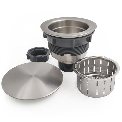 Kit ensamblaje colador lavabo cocina acero inoxidable miniatura 2