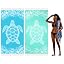 2 Pack Light Blue Blue Turtle