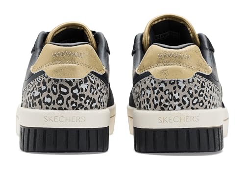 Skechers Damen Jade Lustrous Luxury Turnschuhe, Black Duraleather/Multi Trim, 36 EU – Ansicht 7