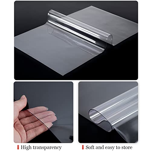 Protection de sol en bois dur avec tapis de chaise transparent en PVC