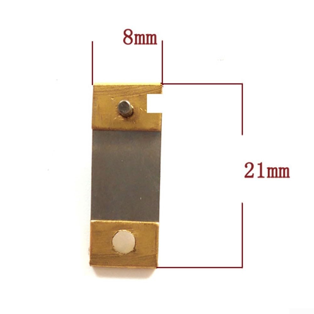 Metalluhr, Pendelfeder für Regler, Hausuhren, Großvateruhren, antike Uhren, alte Uhren, hängende Uhrenteile (21 x 8 mm)