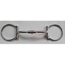Gallop Western D Ring Comfort Mouth Snaffle Bit with Copper Rollers