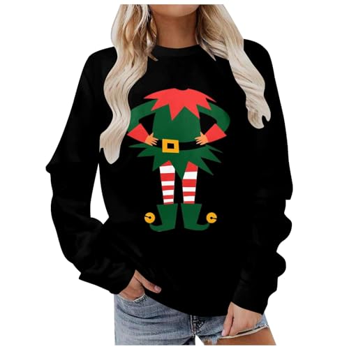 Sweatshirt femme Noël en polaire douce pour une isolation thermique maximale
