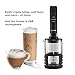 Keurig SimpleCafe Frother, Rechargeable Handheld Milk Frother for Lattes, Cappuccinos & Iced Coffee, USB Cord Included, Microwave-Safe Frothing Cup, Hot & Cold Foam Maker