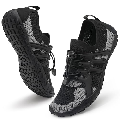 Stelle Barefoot Shoes Women Men Hiking Water Shoes with Adjustable Laces Adult Quick-Dry for Beach Swim Pool Trail Running Outdoor Sport Boating Rock Climbing Yoga