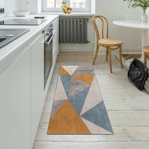 Alfombra de pasillo de cocina 80 x 150 cm decorativa y transitable 5