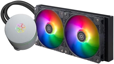 SilverStone Technology IceMyst 280 All-in-One Liquid Cooler with ARGB Lighting