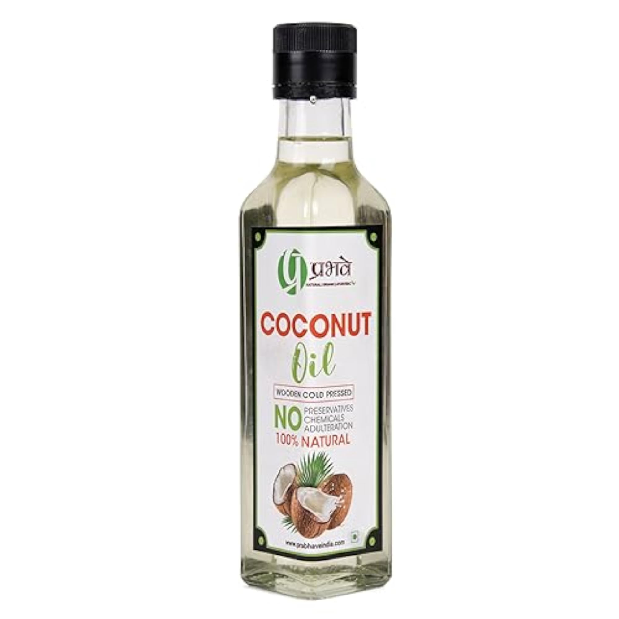 Wooden Cold Pressed Coconut Hair Oil, 250ml