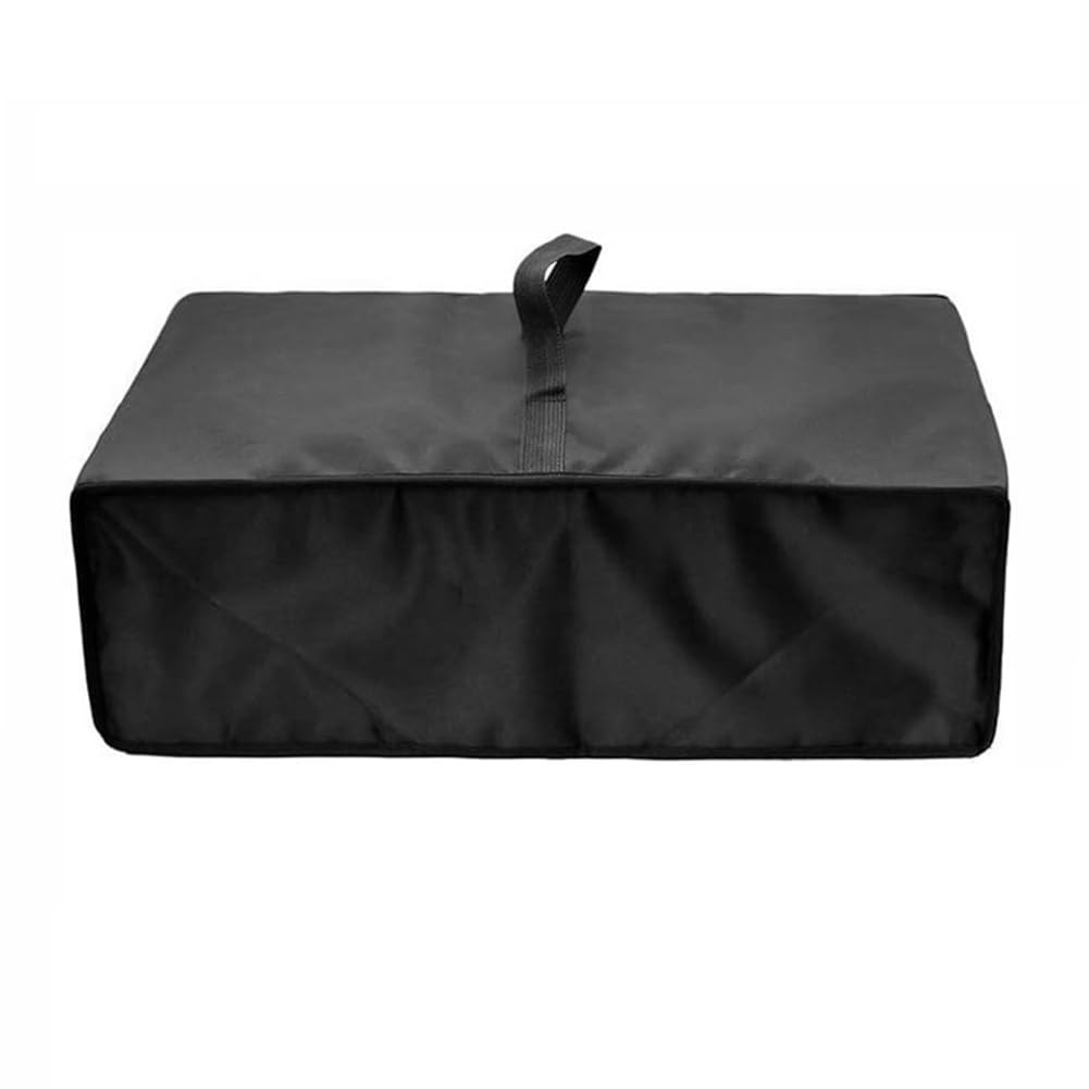 Hndhbfgrt Black Vinyl Record Player Dust Cover, For Turntable Protector, Waterproof Scratch- For Turntable Players