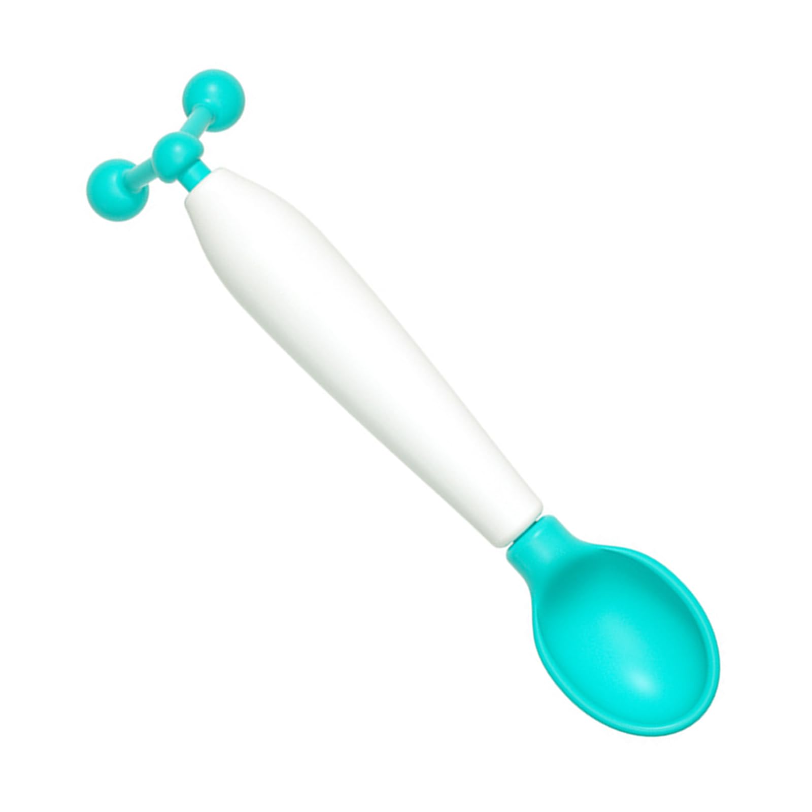 NVOQILIN Gravitation Rotating Feeding Spoon Temperature Sensitive Toddler Feeding Spoons Tableware Kids Gift Enduring for Home